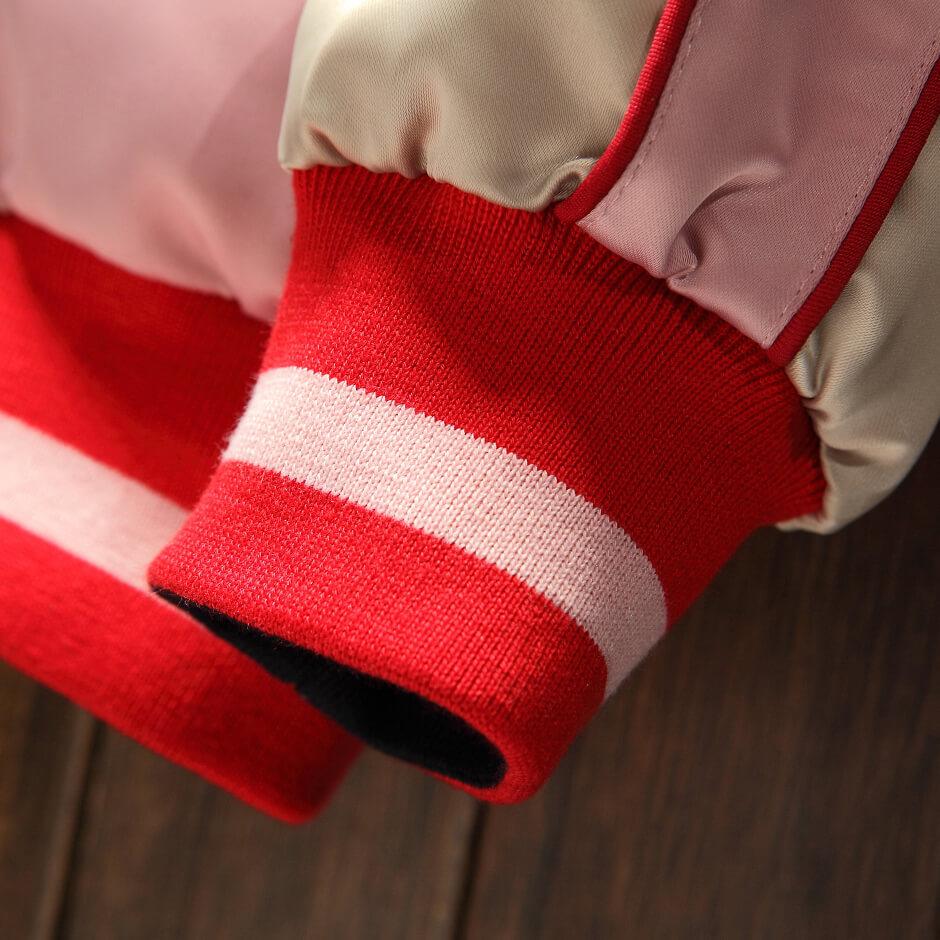 Reversible Mountain Tiger Souvenir Jacket - Dual Design Embroidered Bomber