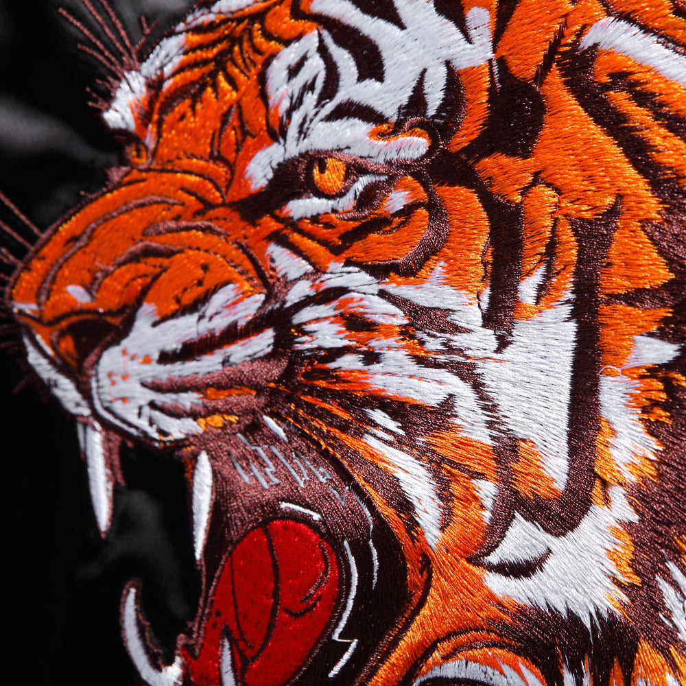Roaring Tiger Embroidered Sukajan Souvenir Jacket - Japanese Style Bomber