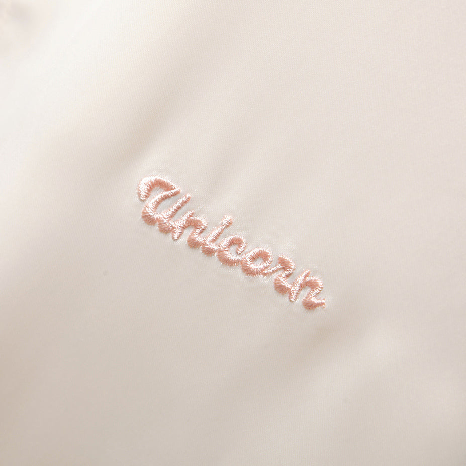 Vibrant Rainbow Unicorn Embroidered Sukajan Jacket - Japanese Mythical Bomber Satin