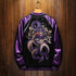 Violet Viper Sukajan Jacket - Premium Embroidered Japanese Satin Bomber